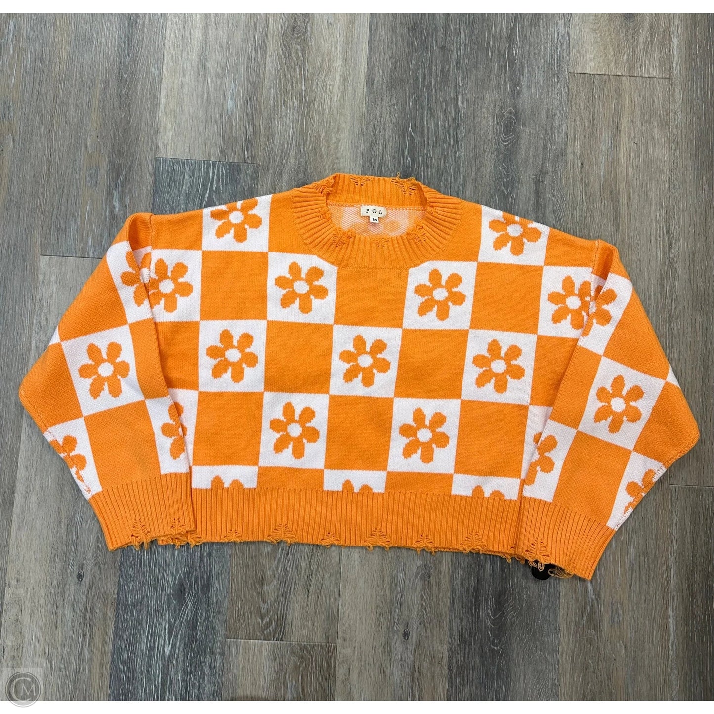 Sweater By Pol In Orange, Size: M