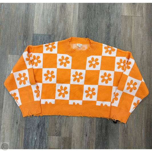 Sweater By Pol In Orange, Size: M