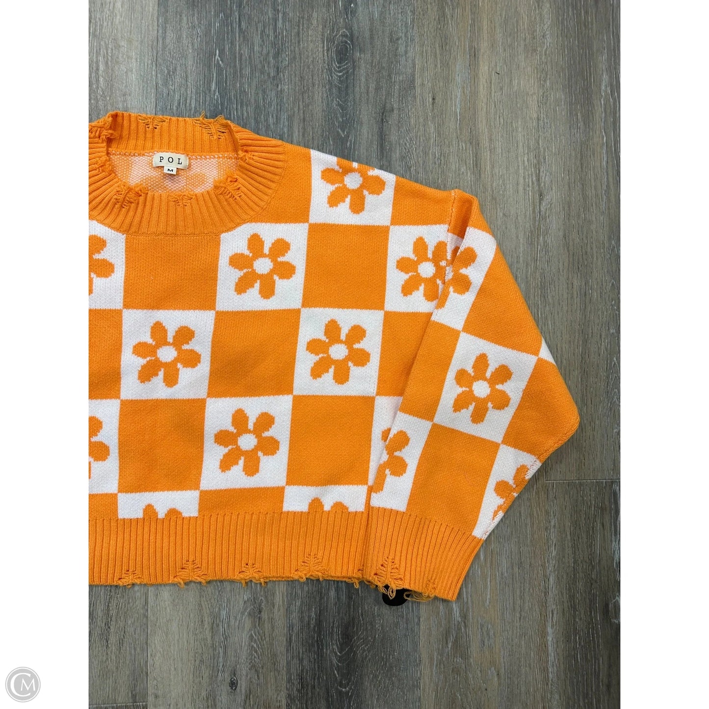 Sweater By Pol In Orange, Size: M