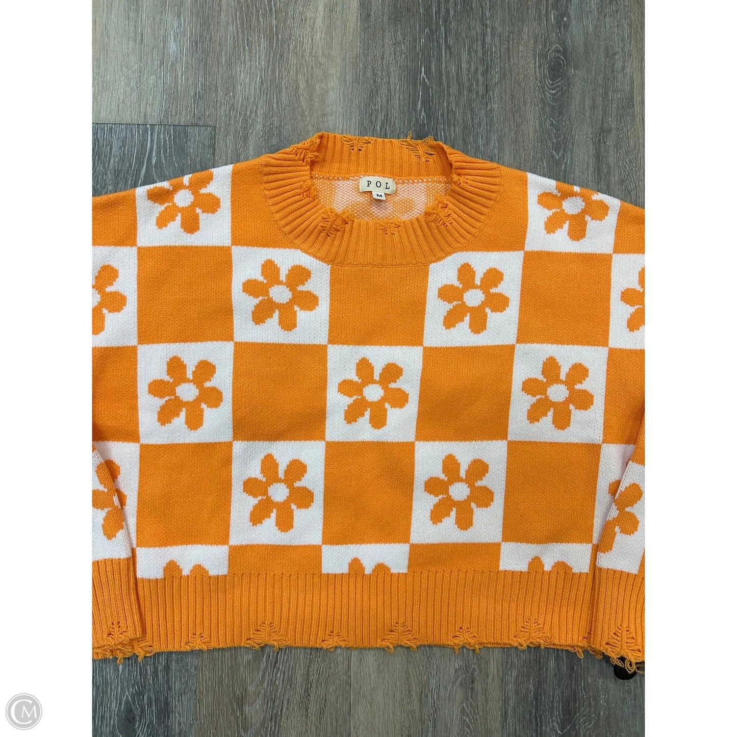 Sweater By Pol In Orange, Size: M