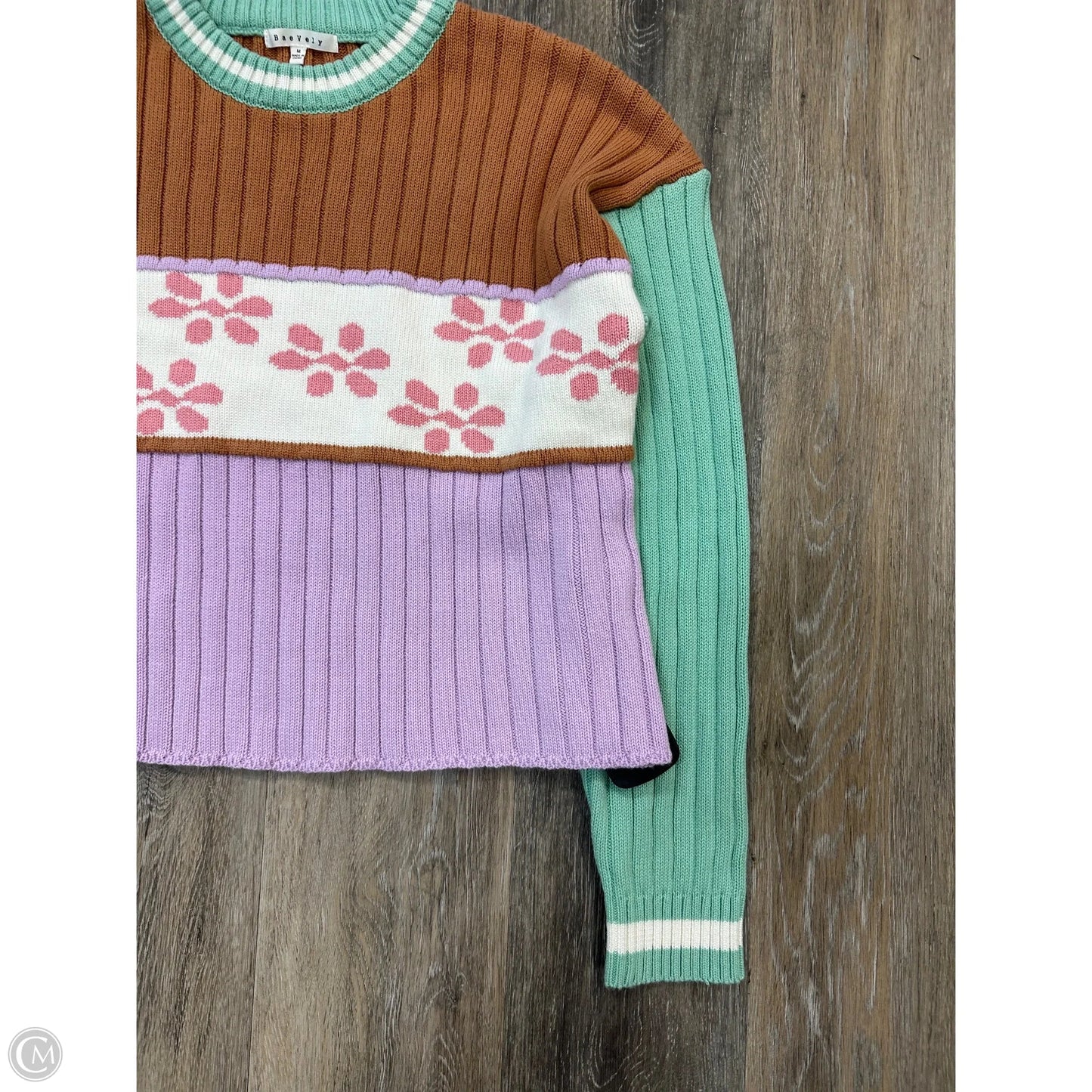 Sweater By Baevely In Tan, Size: M