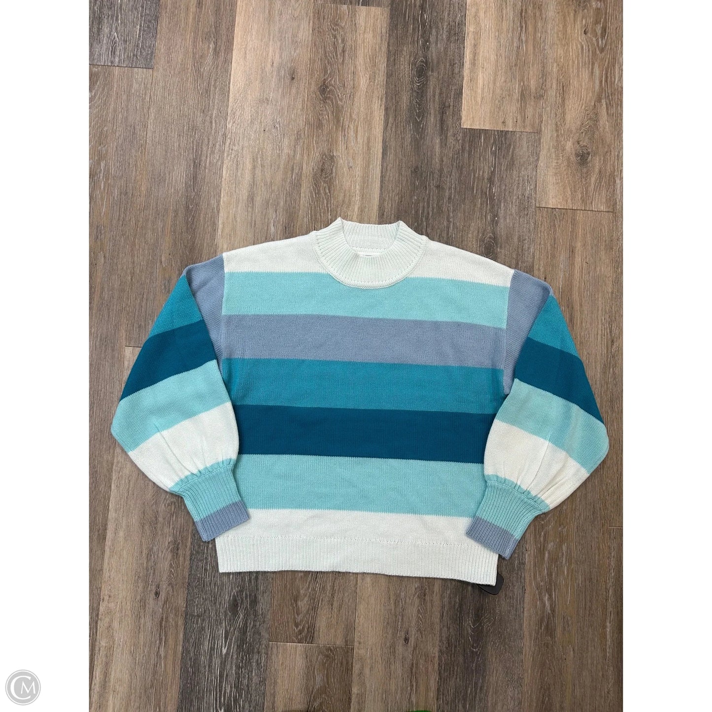Sweater By Abela Story + Co. In Blue, Size: M