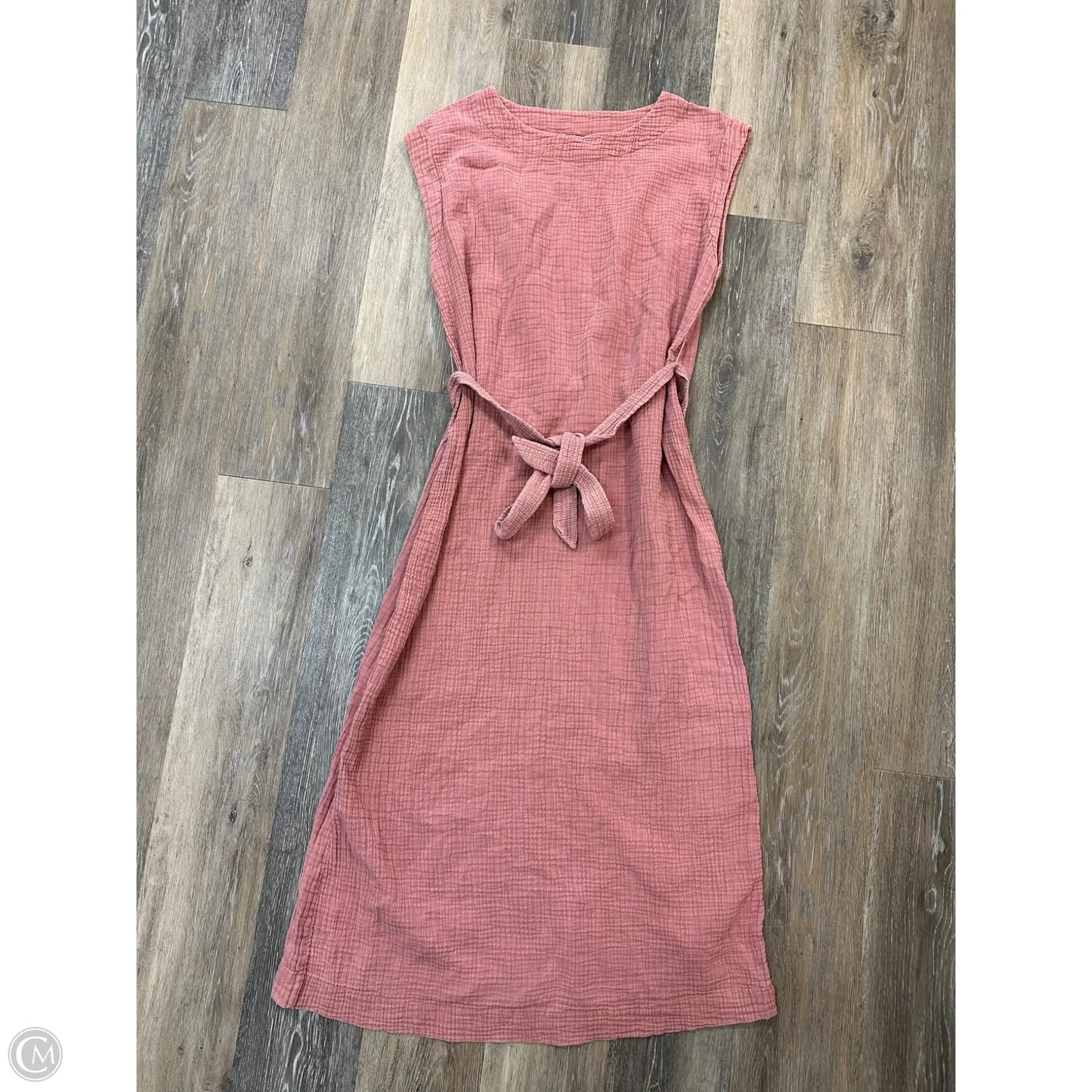 Dress Casual Midi By Faherty In Coral, Size: L