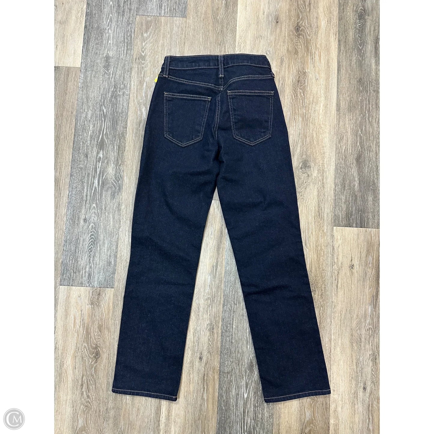 Jeans Straight By Just Black In Blue Denim, Size: 0