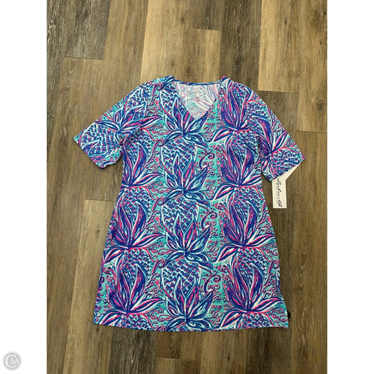 Athletic Dress By Lulu B In Blue, Size: Xl