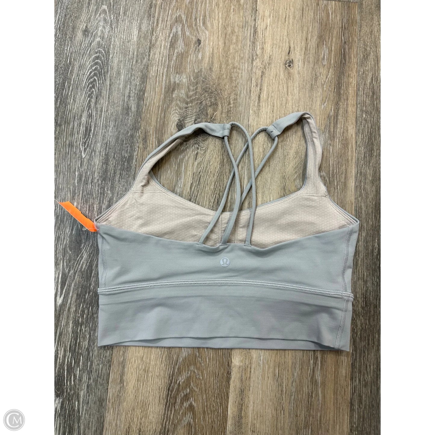Athletic Bra By Lululemon In Grey, Size: 6