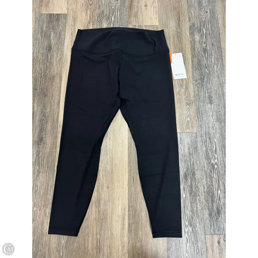 Athletic Pants By Lululemon In Black, Size: 18