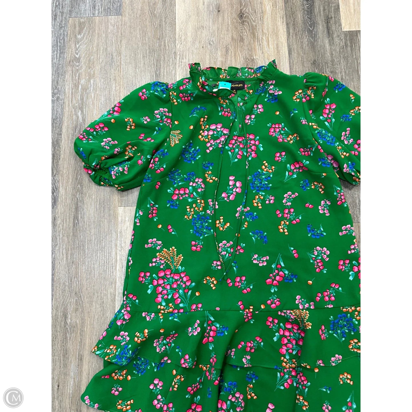 Dress Party Midi By Sugar Lips In Green, Size: M