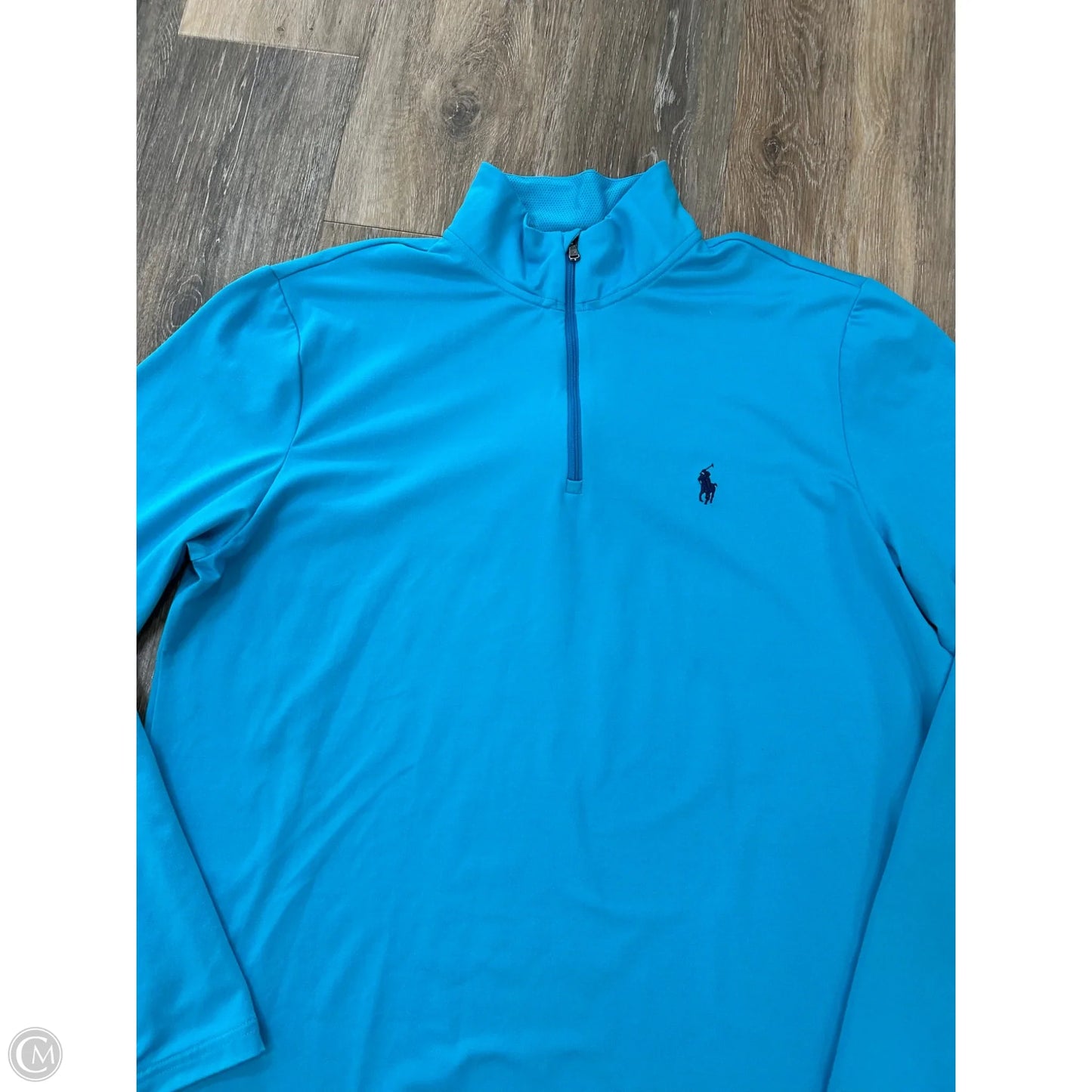 Athletic Jacket By Polo Ralph Lauren In Blue, Size: L