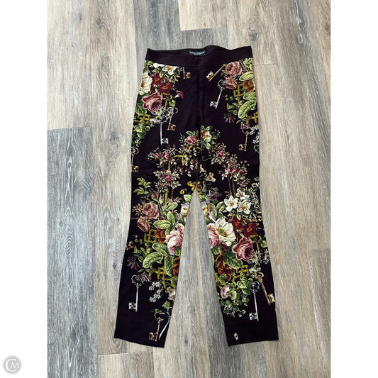Pants Luxury Designer By Dolce And Gabbana In Purple, Size: 2