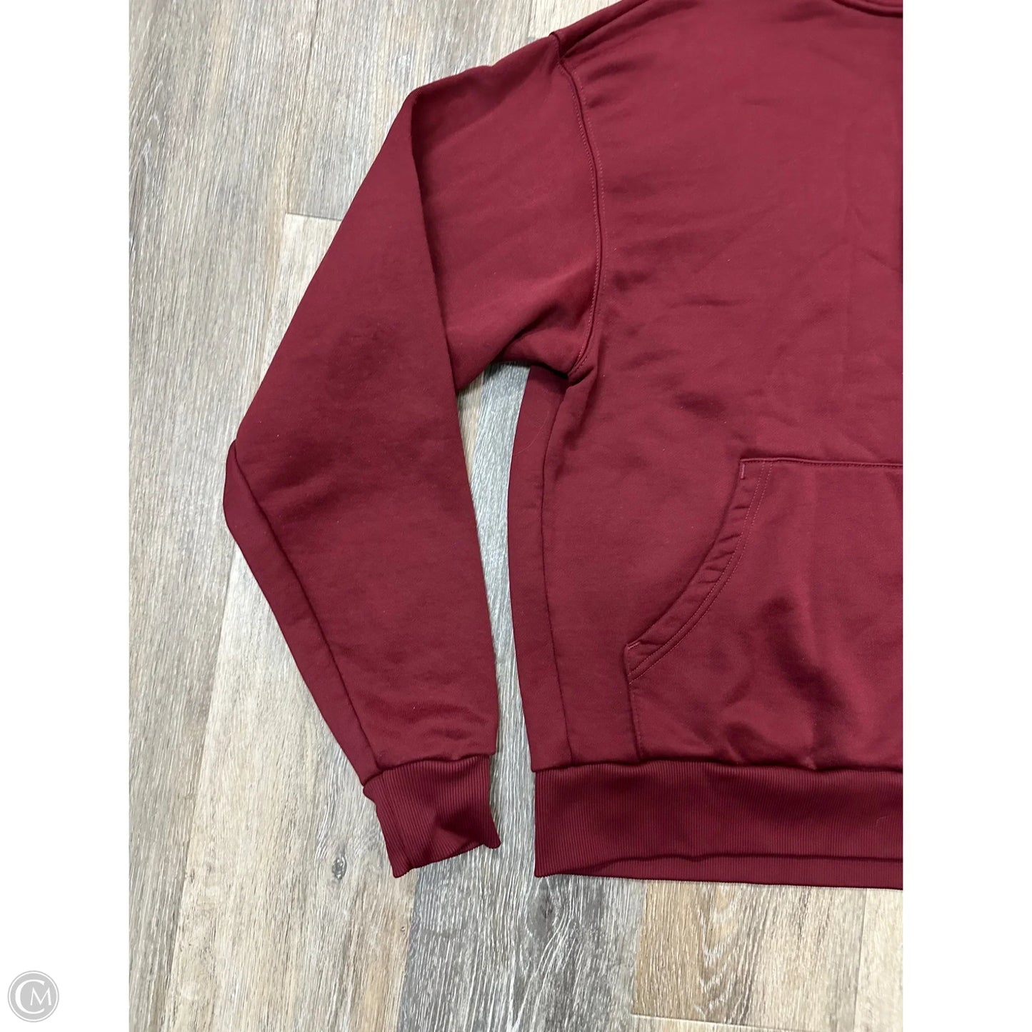 Sweatshirt Hoodie By 7 Days Active In Maroon, Size: S