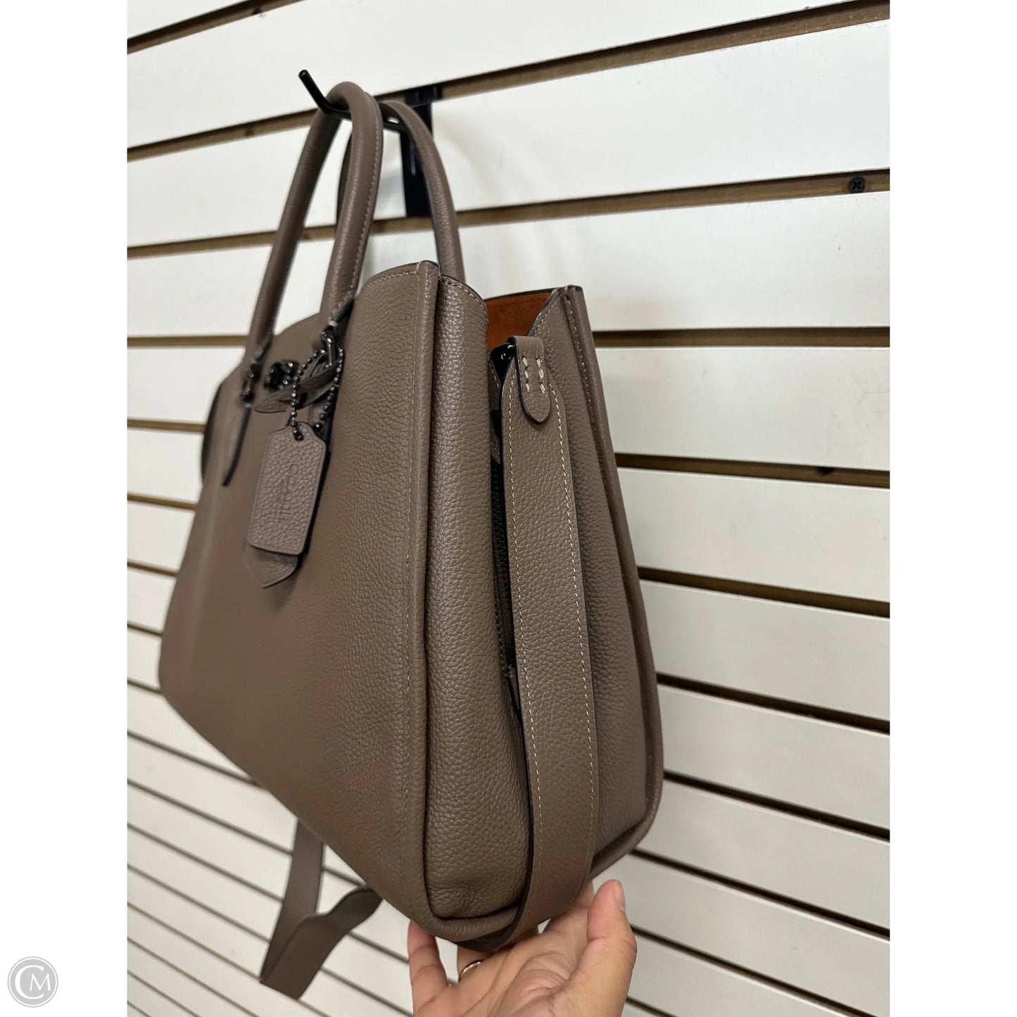 Handbag Designer By Coach, Size: Large