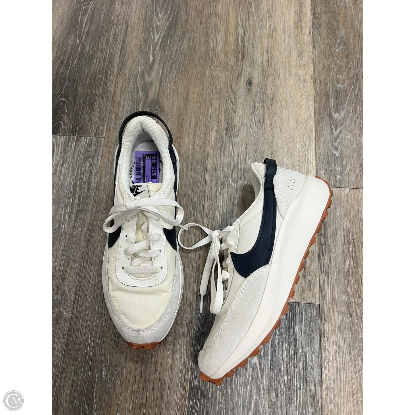Shoes Athletic By Nike In Black & White, Size: 7