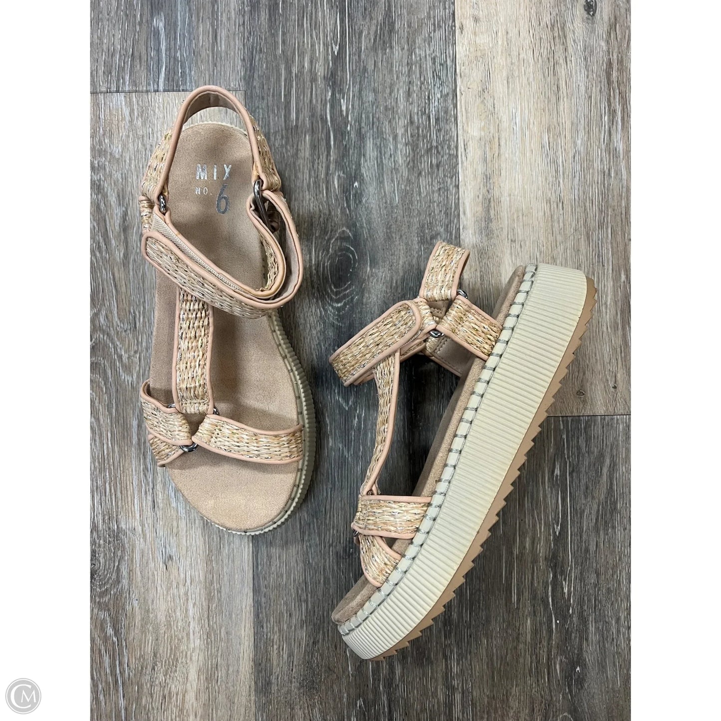 Sandals Flats By Mix No 6 In Cream, Size: 7.5