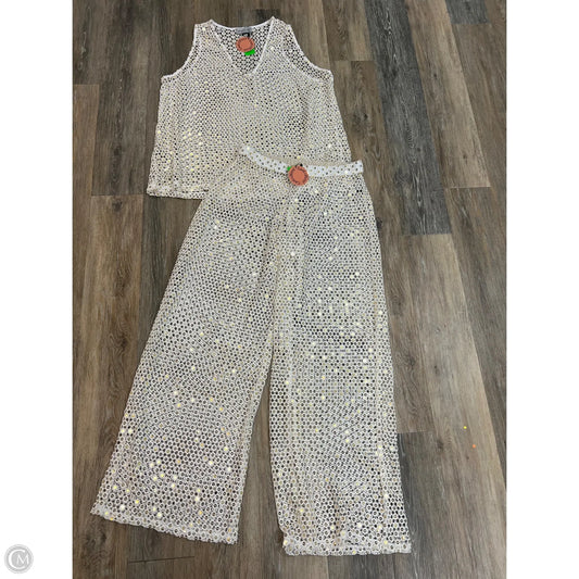 Pants Coverup Set 2pc By Eastnwest In White, Size: XL