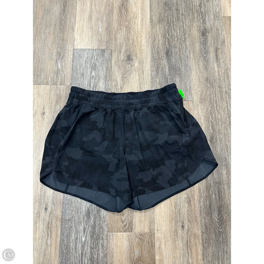 Athletic Shorts By Lululemon In Camouflage Print, Size: 14