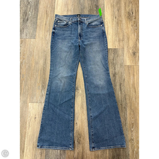 Jeans Straight By Edwin In Blue Denim, Size: 12
