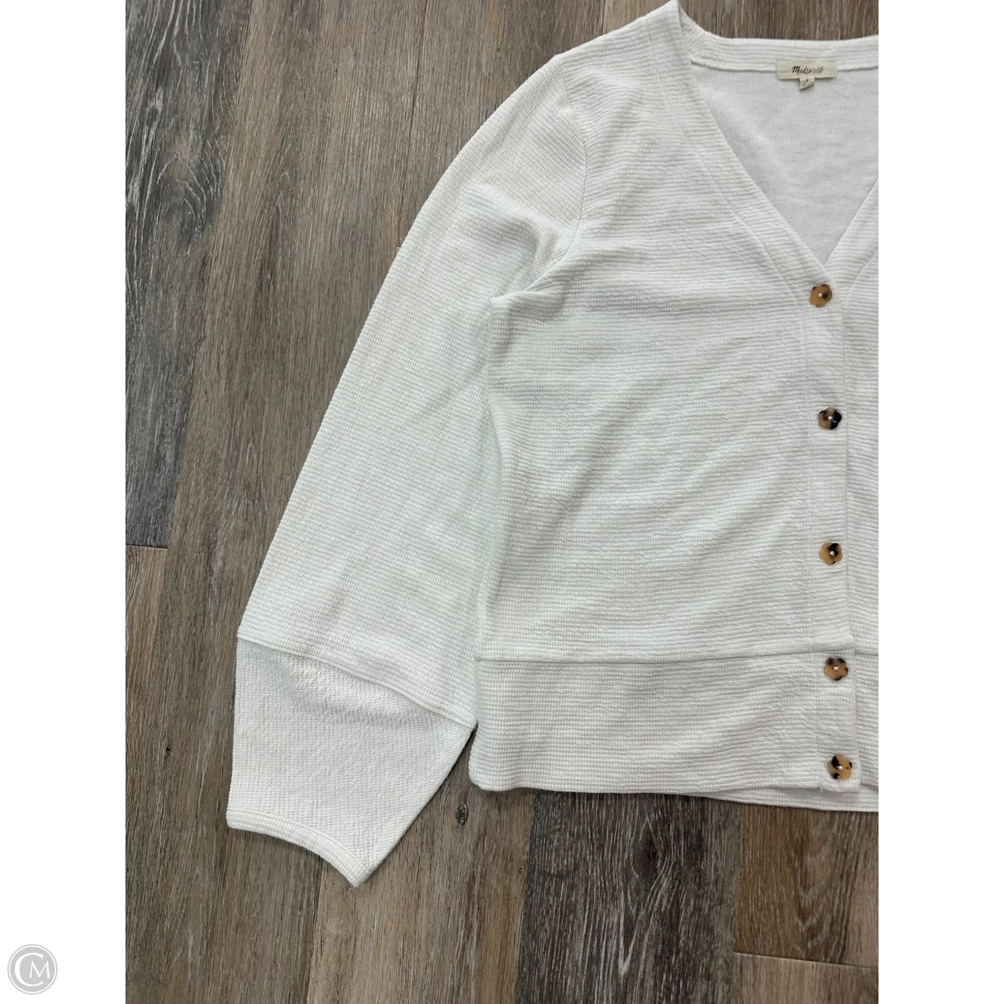 Blouse Long Sleeve By Madewell In Cream, Size: L
