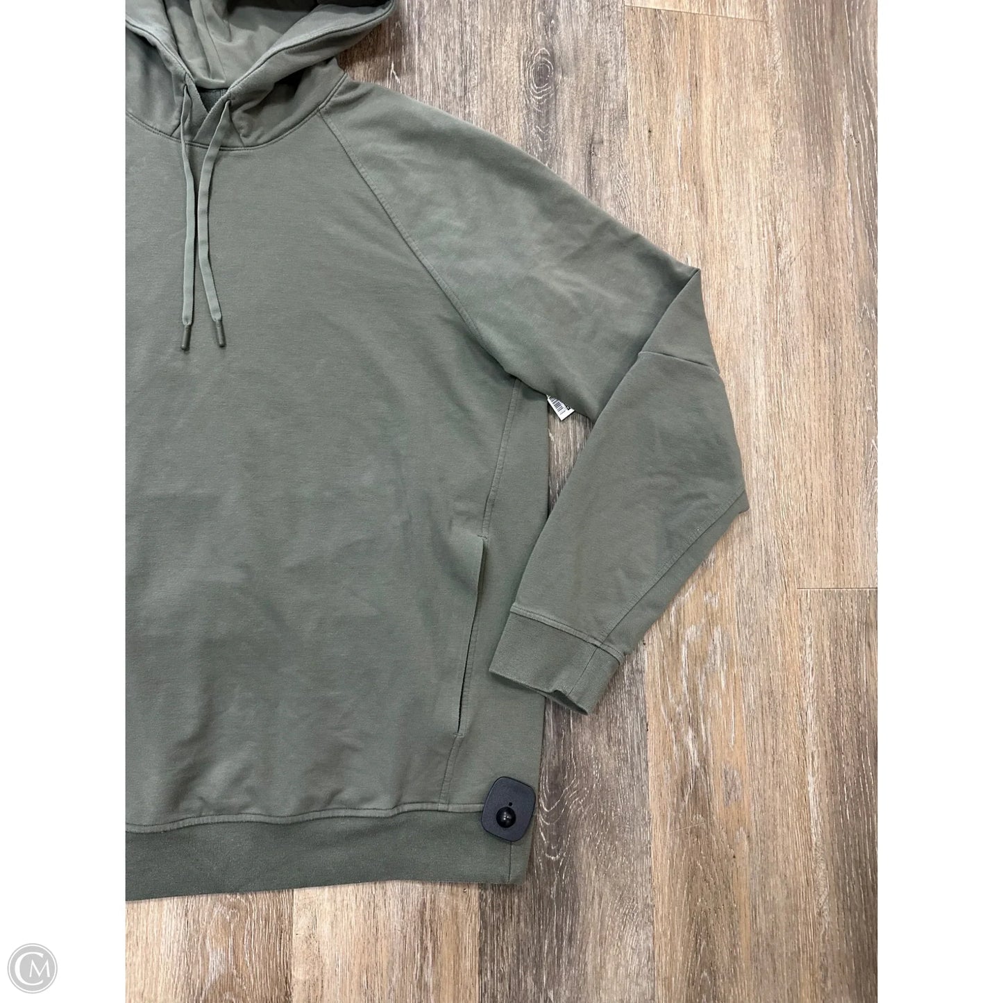Athletic Sweatshirt Hoodie By Lululemon In Green, Size: Xl