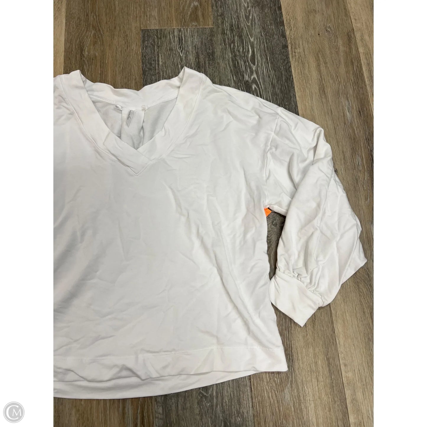 Top Long Sleeve By Travis Mathew In White, Size: S