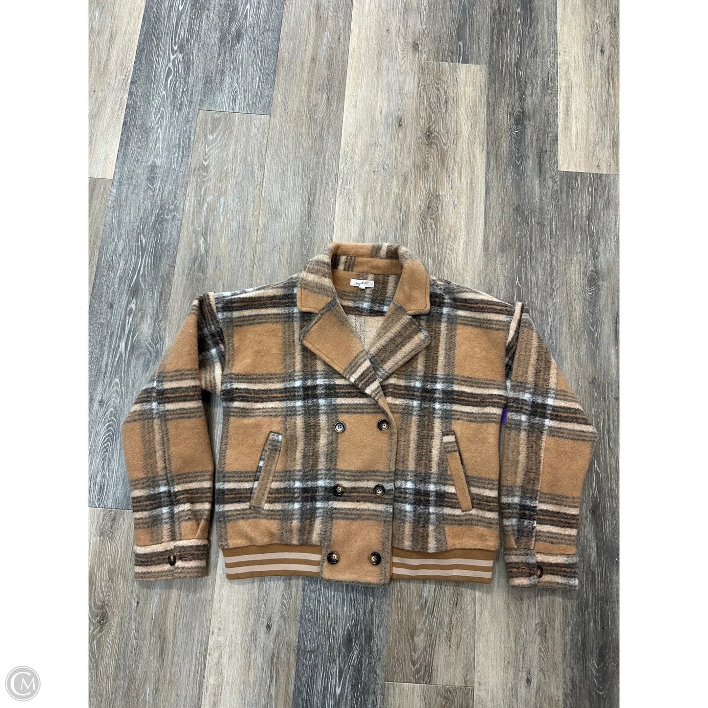 Jacket Other By Mystree In Plaid Pattern, Size: S