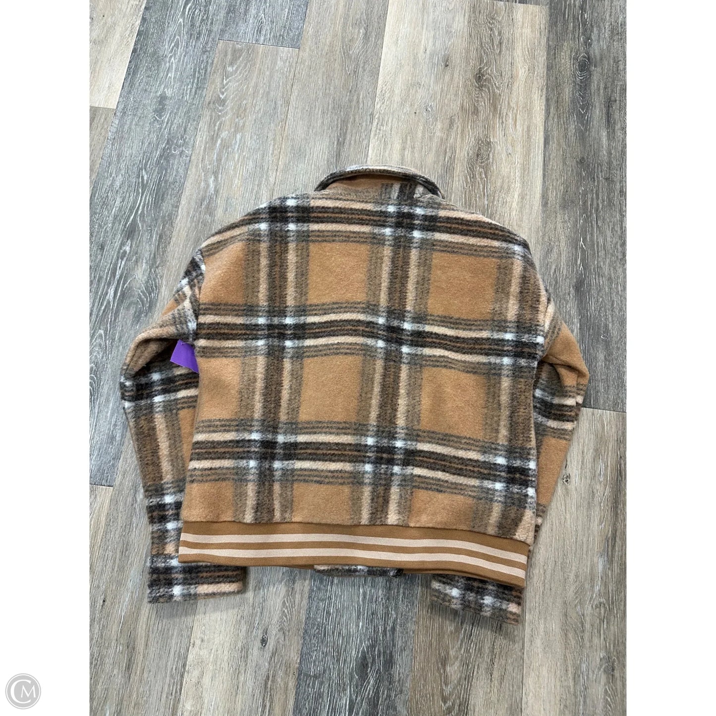 Jacket Other By Mystree In Plaid Pattern, Size: S