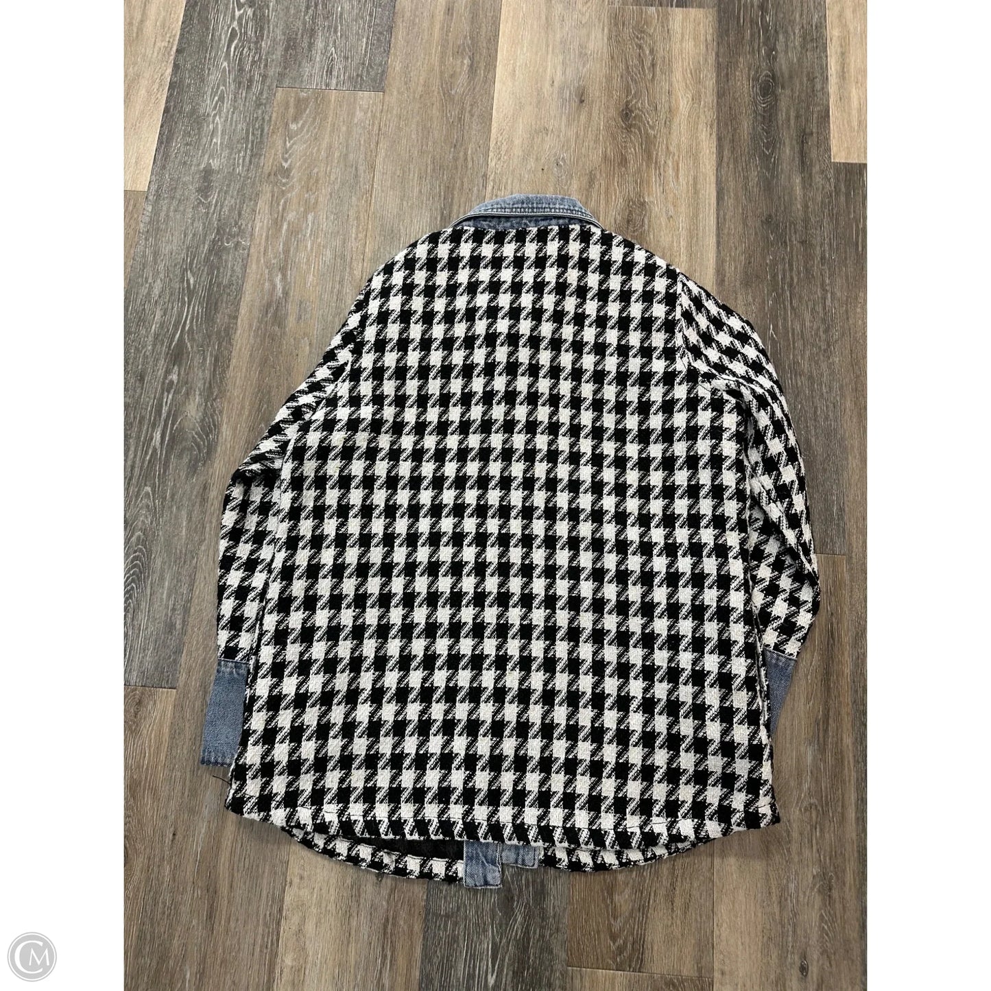 Jacket Other By Tribal In Black & White, Size: L