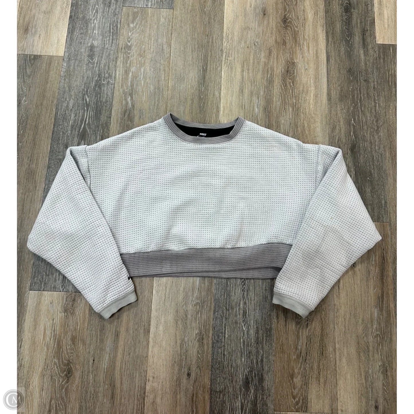 Athletic Sweatshirt Crewneck By Nike In White, Size: L