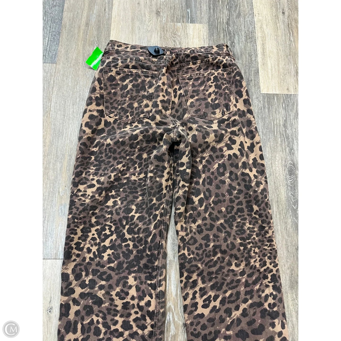 Jeans Wide Leg By Abercrombie And Fitch In Animal Print, Size: 2