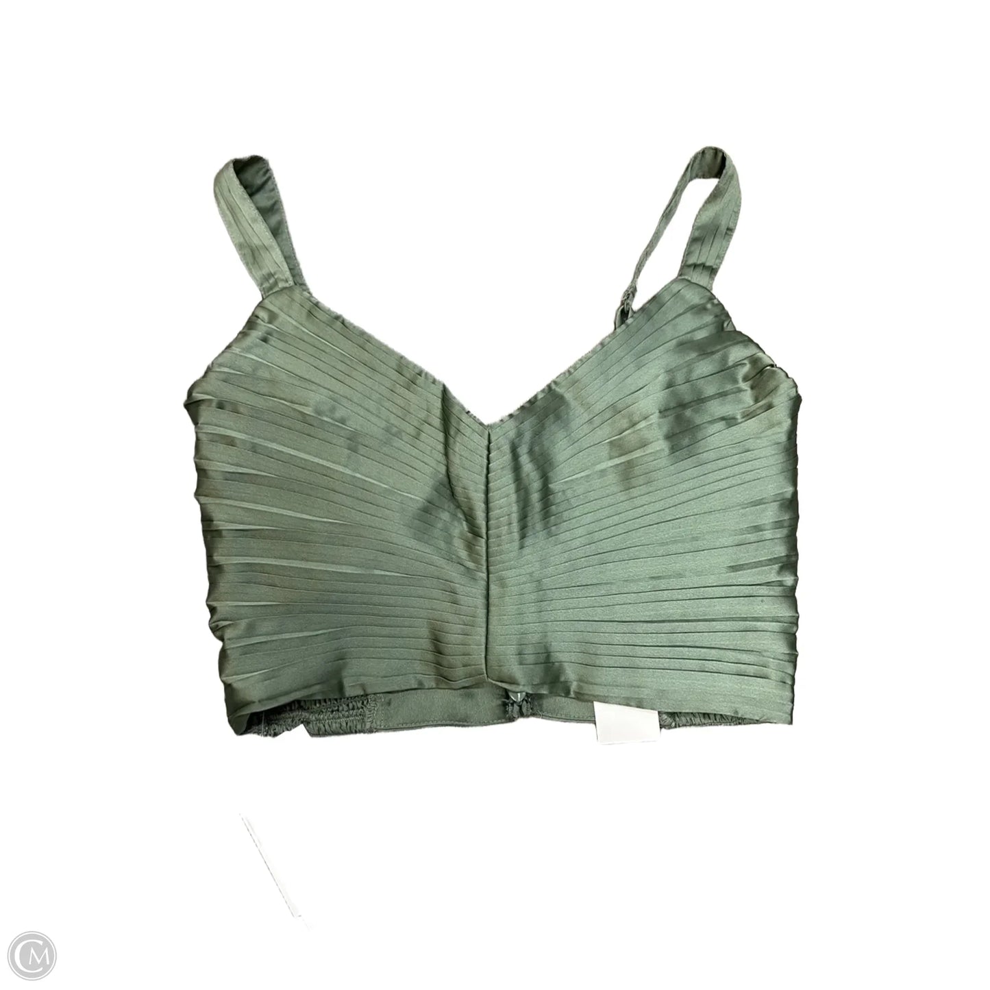 Top Sleeveless By Abercrombie And Fitch In Green, Size: S