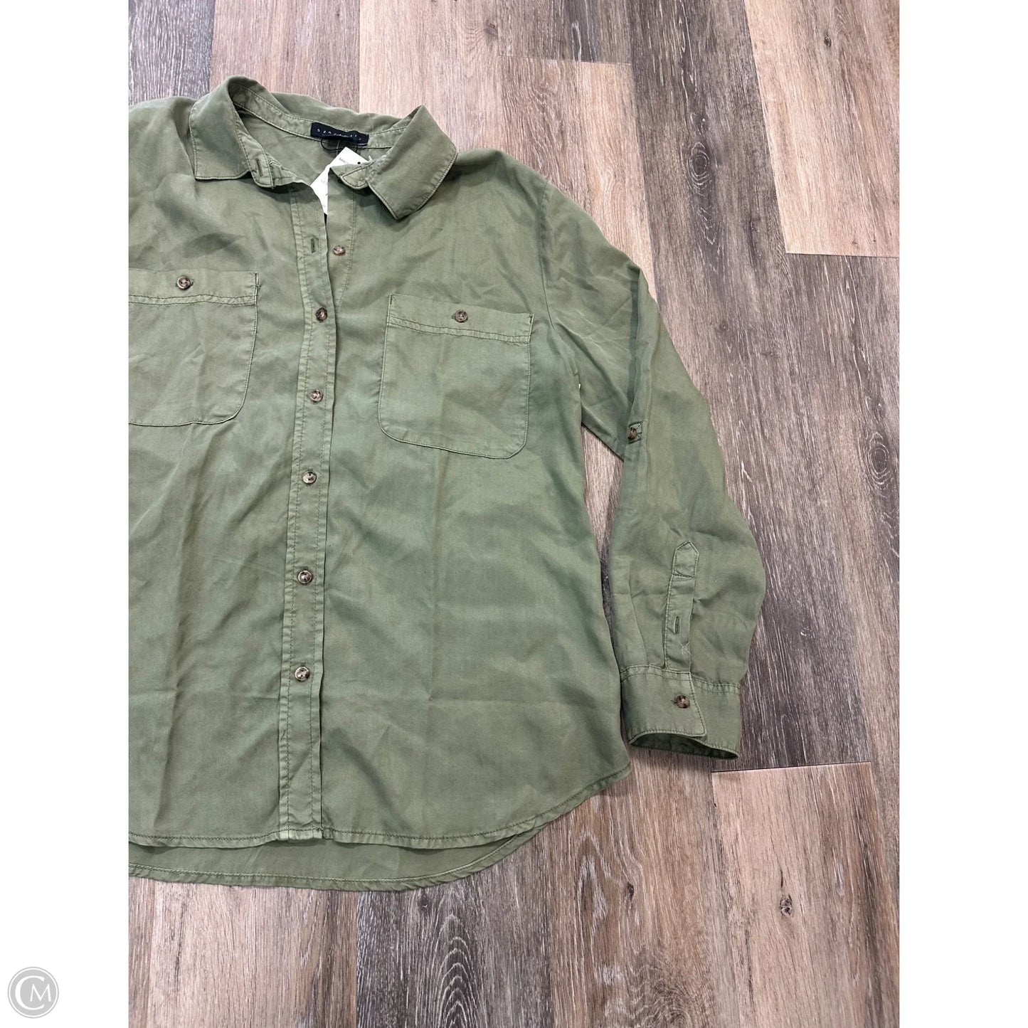 Blouse Long Sleeve By Sanctuary In Green, Size: M