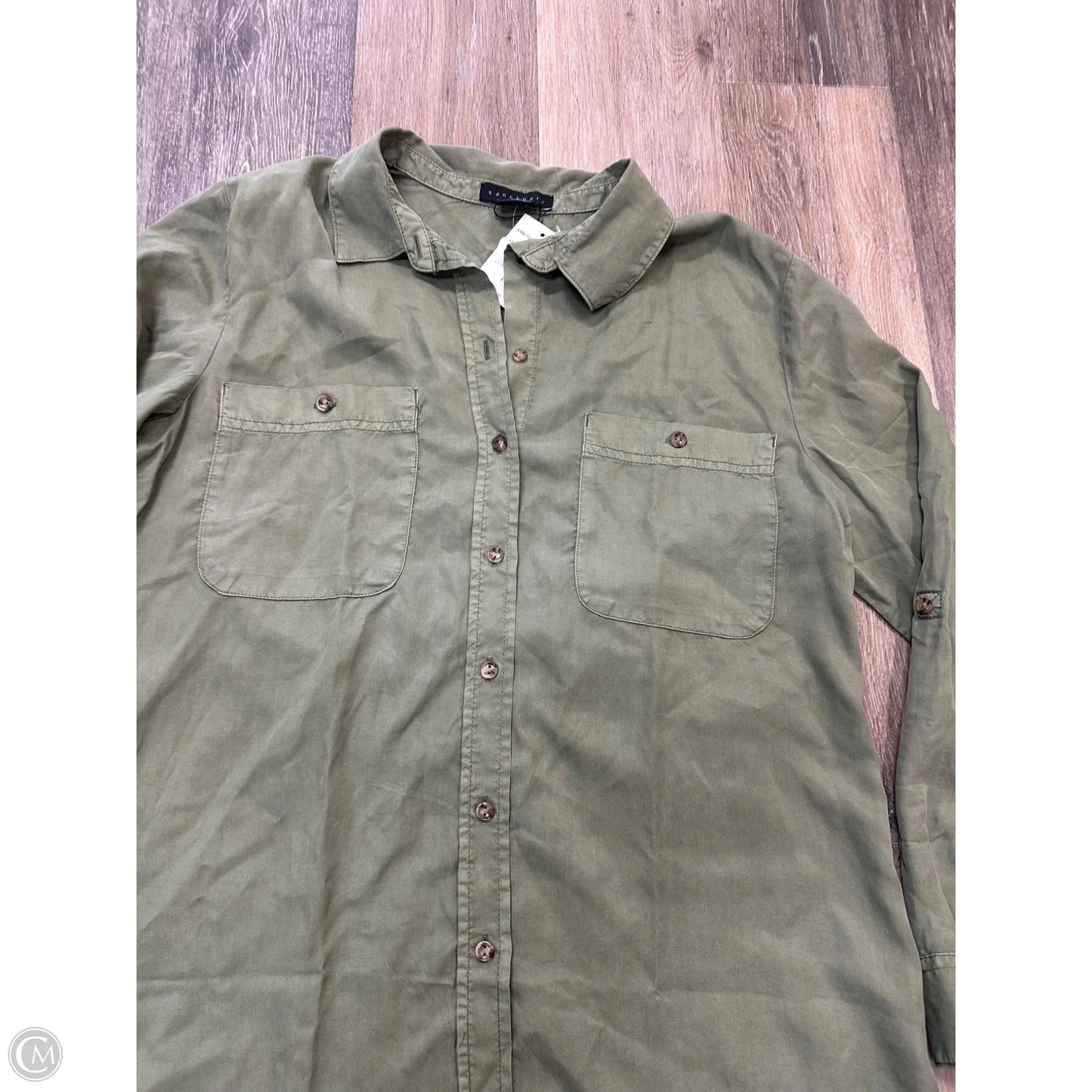 Blouse Long Sleeve By Sanctuary In Green, Size: M