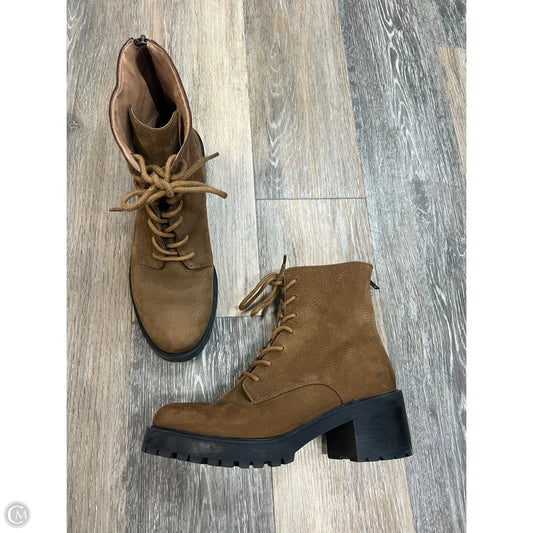 Boots Ankle Heels By Madewell In Brown, Size: 8