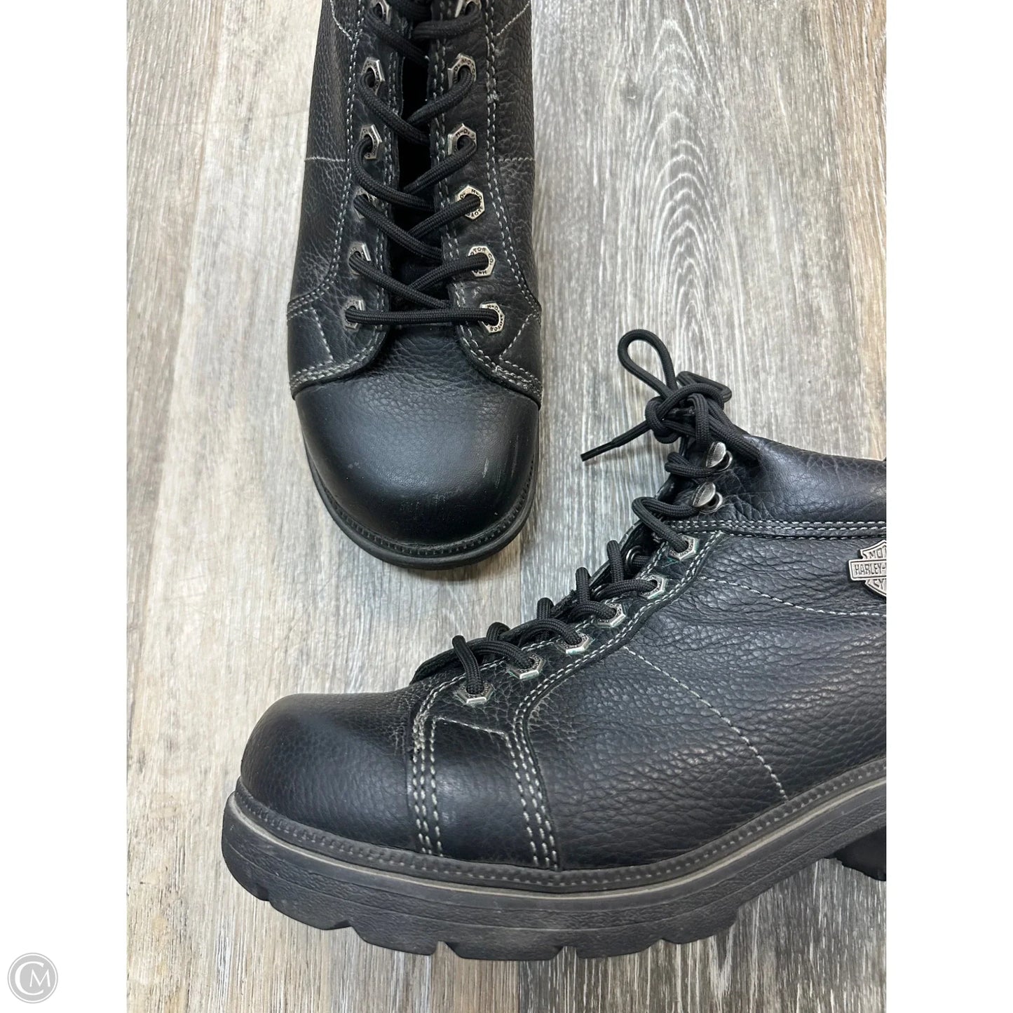 Boots Combat By Harley Davidson In Black, Size: 11