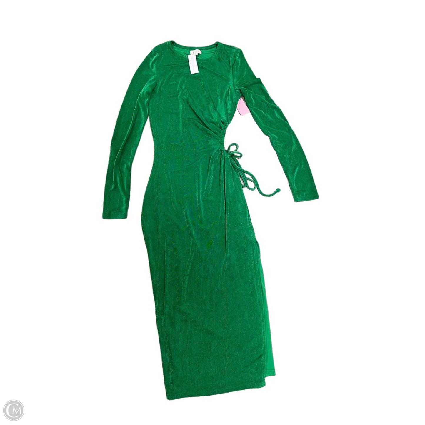 Dress Party Midi By New York And Co In Green, Size: M