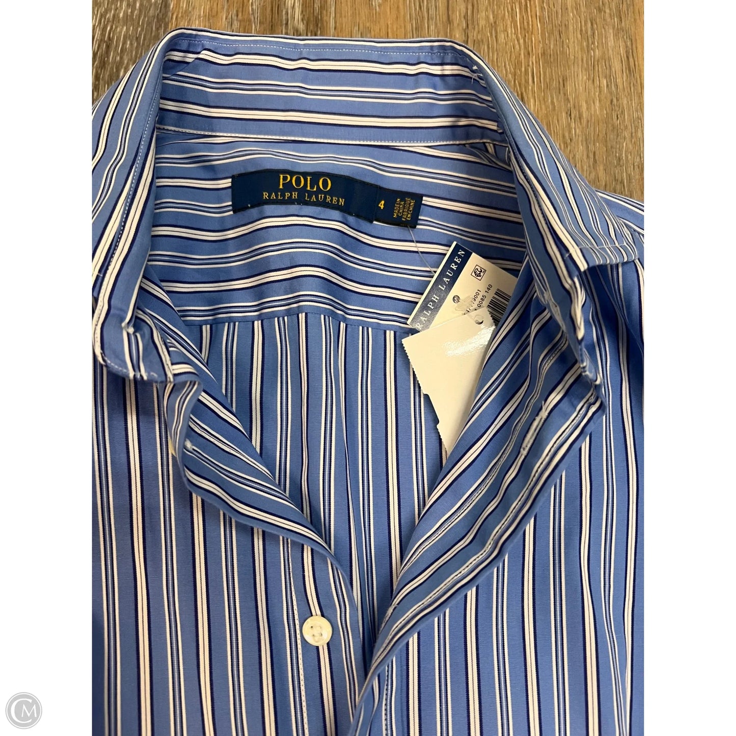 Dress Casual Midi By Polo Ralph Lauren In Blue, Size: 4