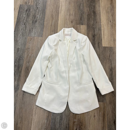Blazer By Leela & Lavender In White, Size: S