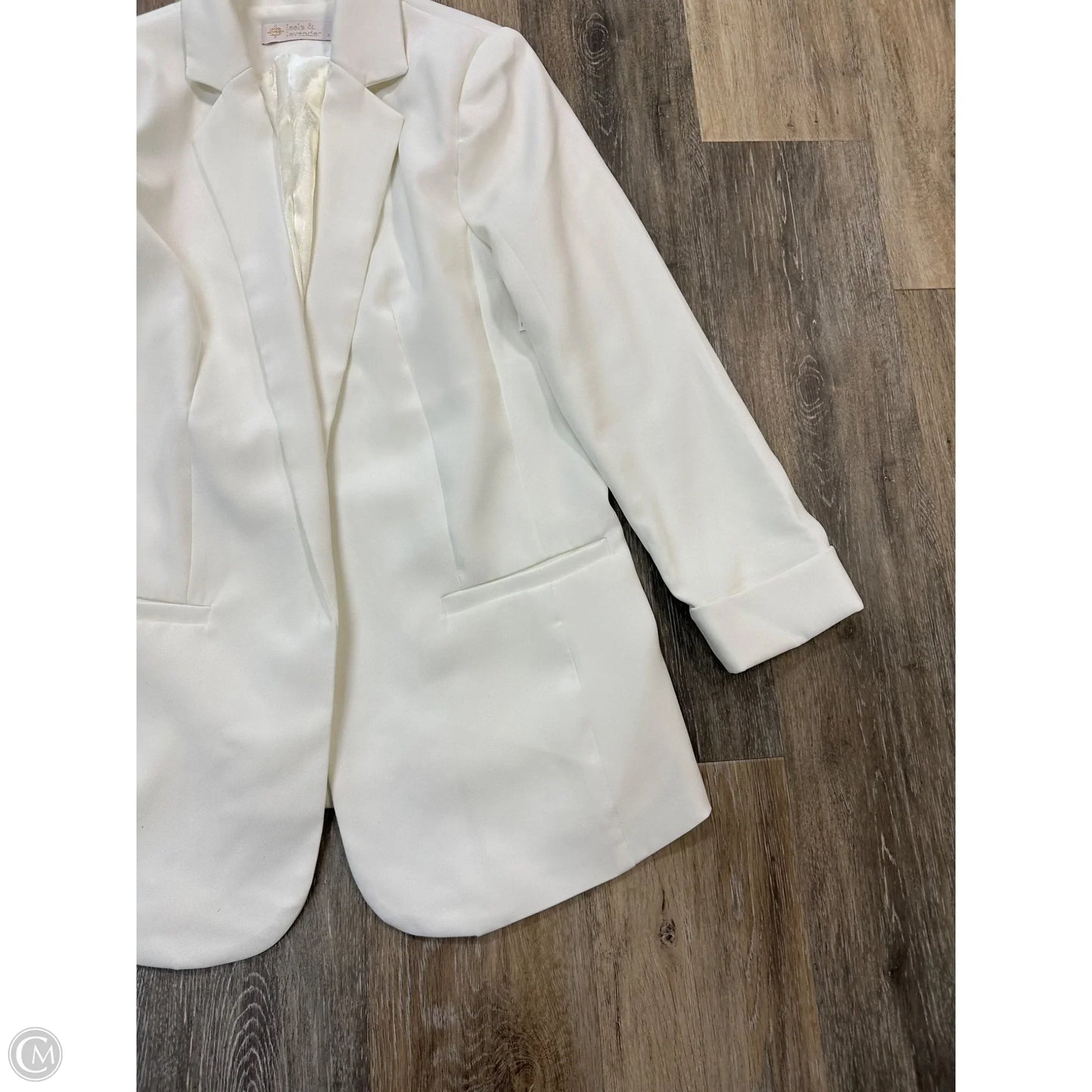 Blazer By Leela & Lavender In White, Size: S