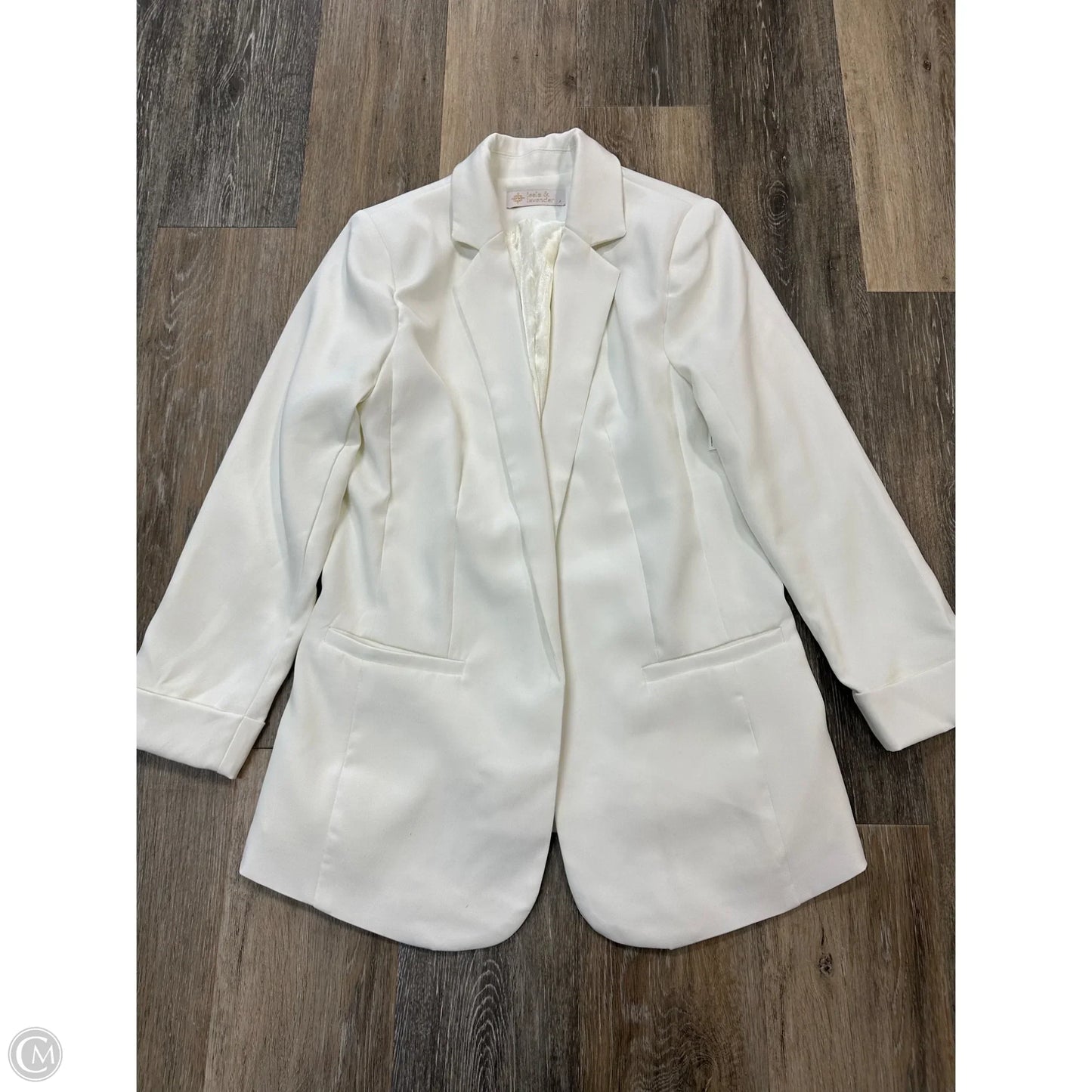 Blazer By Leela & Lavender In White, Size: S