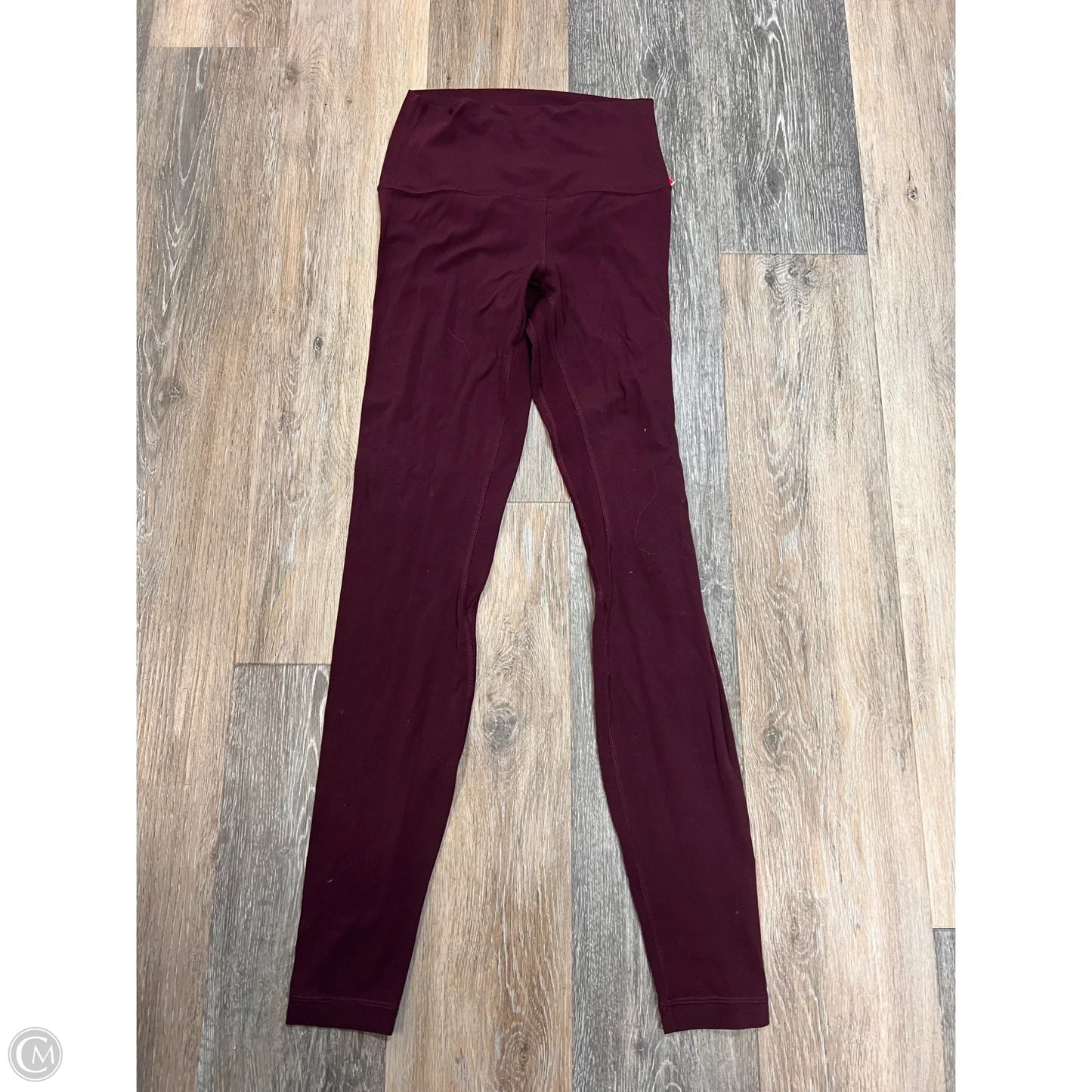 Athletic Pants By Lululemon In Maroon, Size: 4
