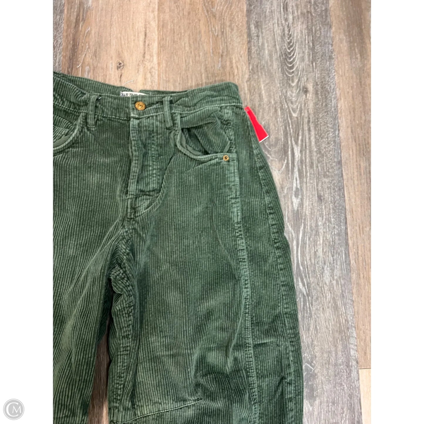 Pants Corduroy By We The Free In Green, Size: 1/25