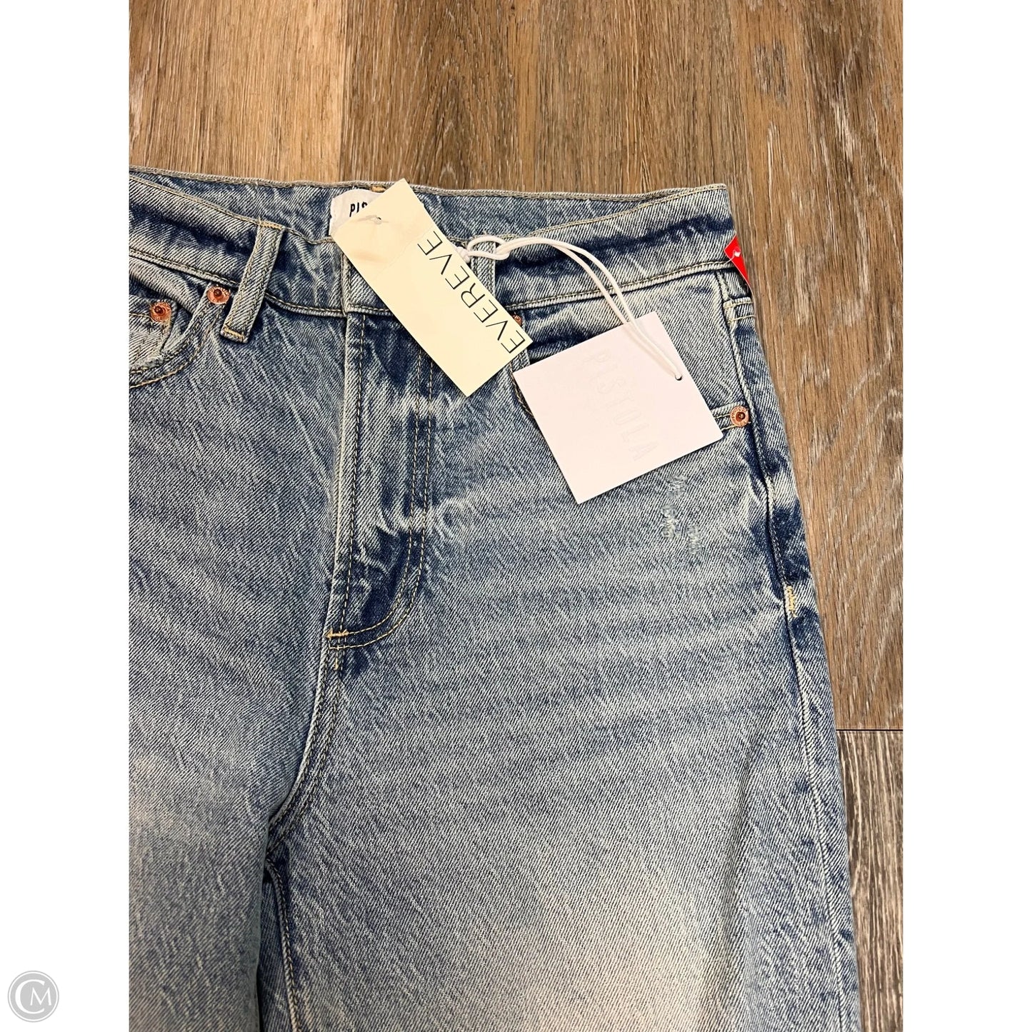 Jeans Straight By Pistola In Blue Denim, Size: 0