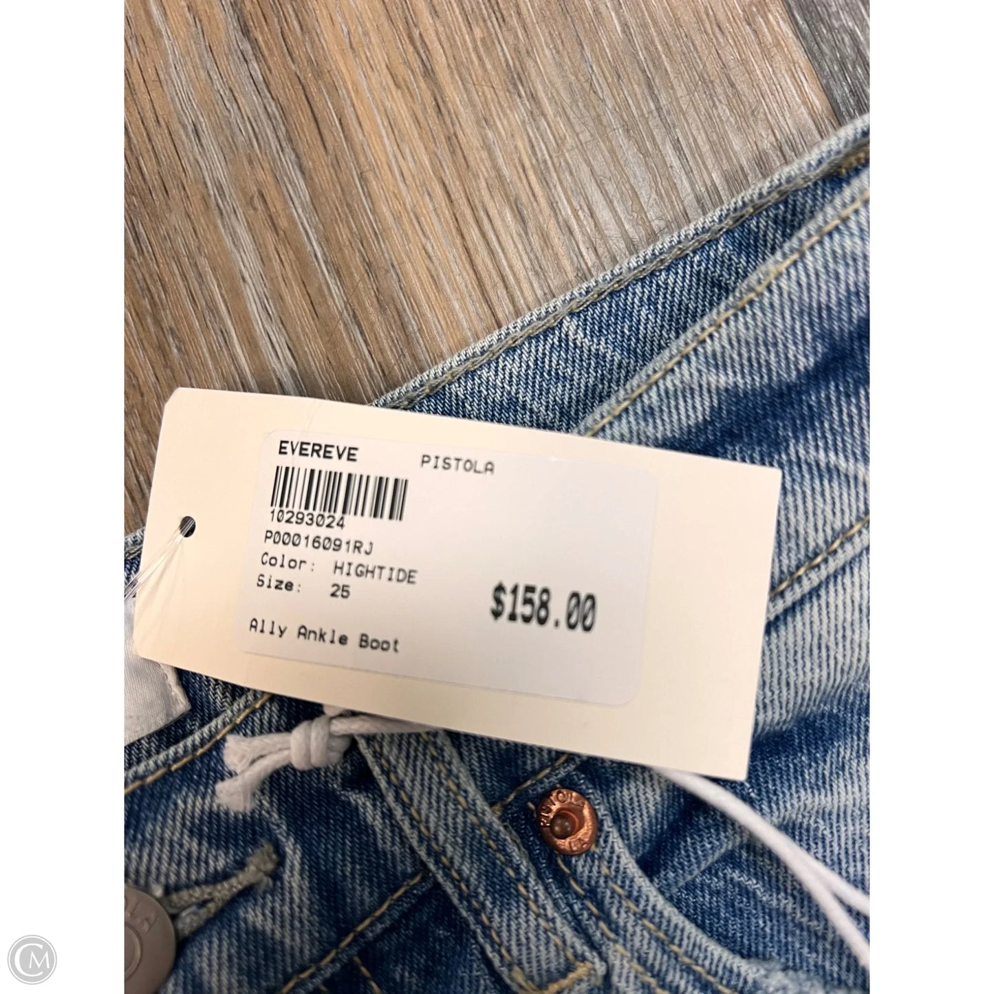 Jeans Straight By Pistola In Blue Denim, Size: 0