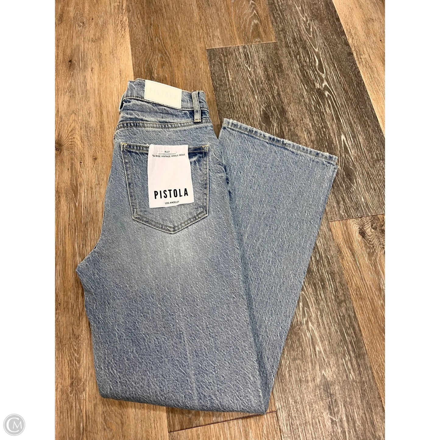Jeans Straight By Pistola In Blue Denim, Size: 0