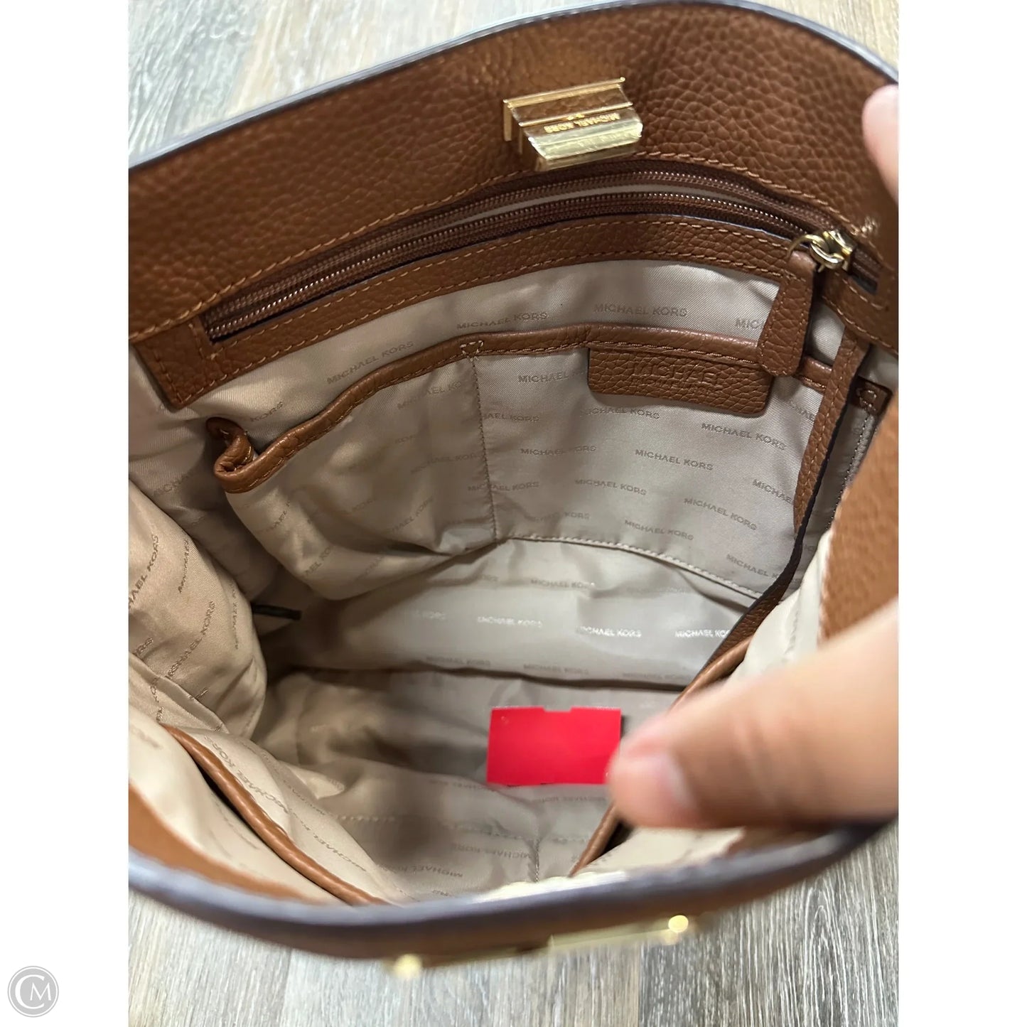 Crossbody Designer By Michael Kors, Size: Medium