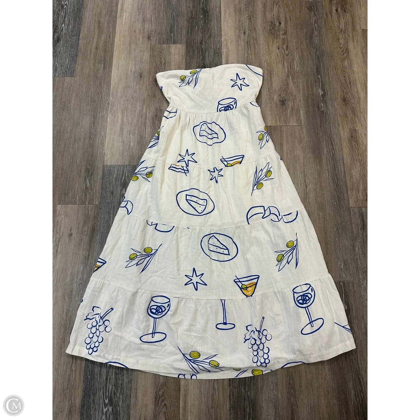 Dress Casual Maxi By Bailey Rose In Cream, Size: L