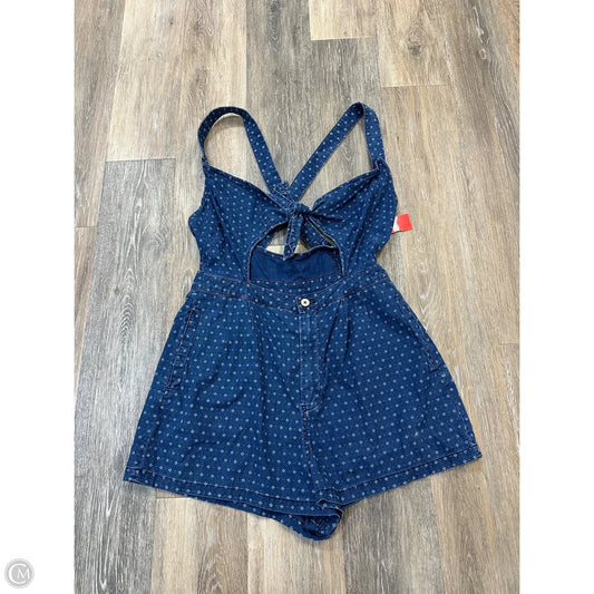 Romper By Free People In Blue Denim, Size: M