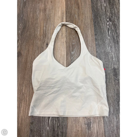 Athletic Tank Top By Lululemon In Cream, Size: 6