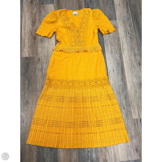 Dress Casual Maxi By Saylor In Yellow, Size: L