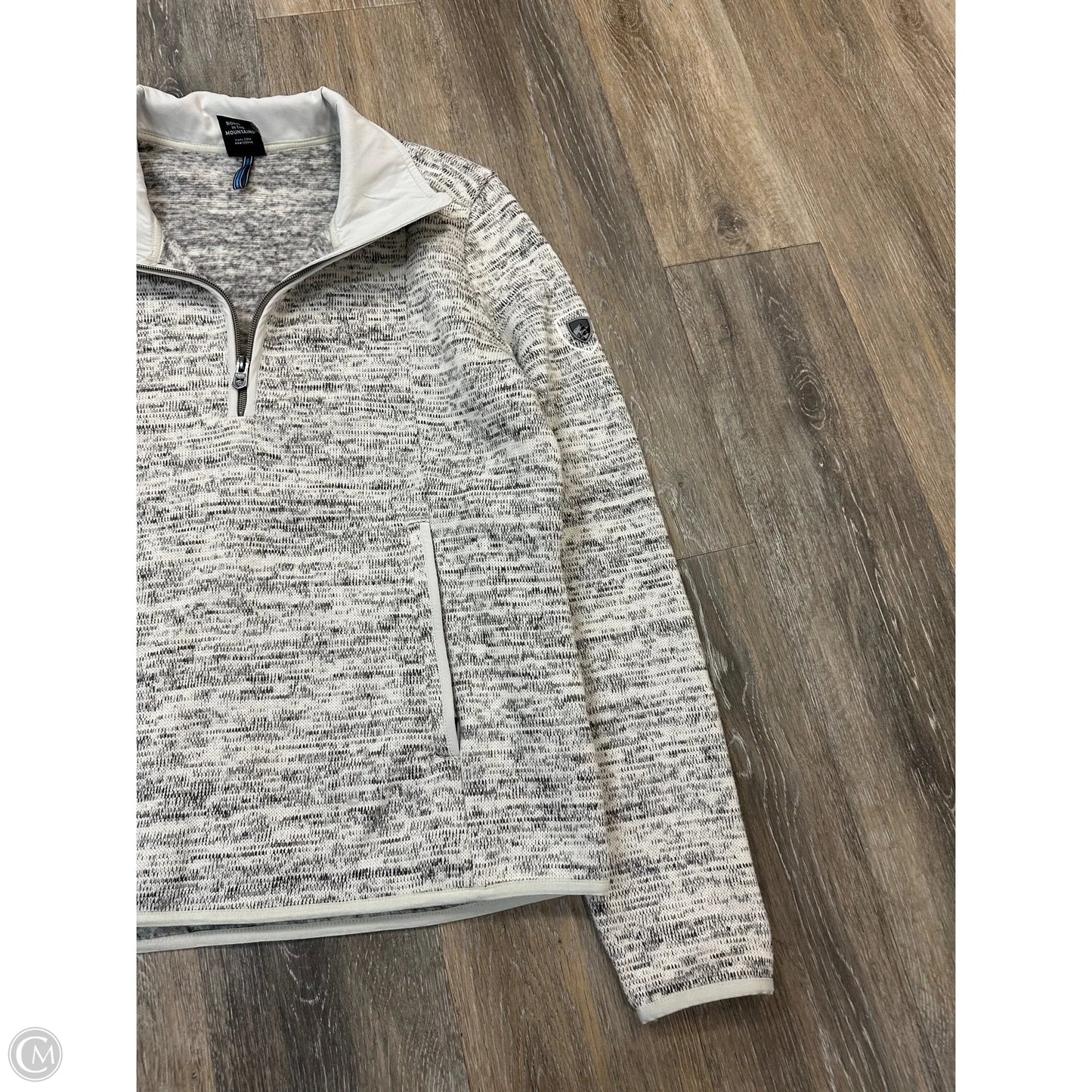 Athletic Sweatshirt Collar By Kuhl In Tan, Size: M